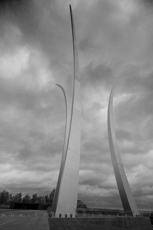 "the Monument at the Air Force Memorial"